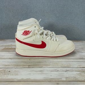 NIKE AIR JORDAN 1 RETRO HIGH OG AJKO SAIL OFF WHITE RED 638471-102 Size 9.5
